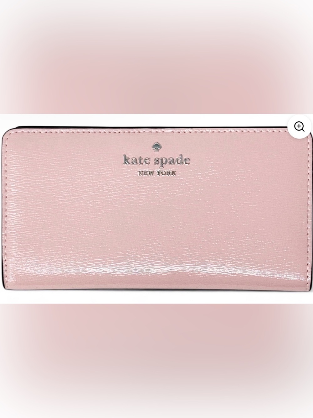 Kate Spade Blush Pink Leather Bifold Wallet